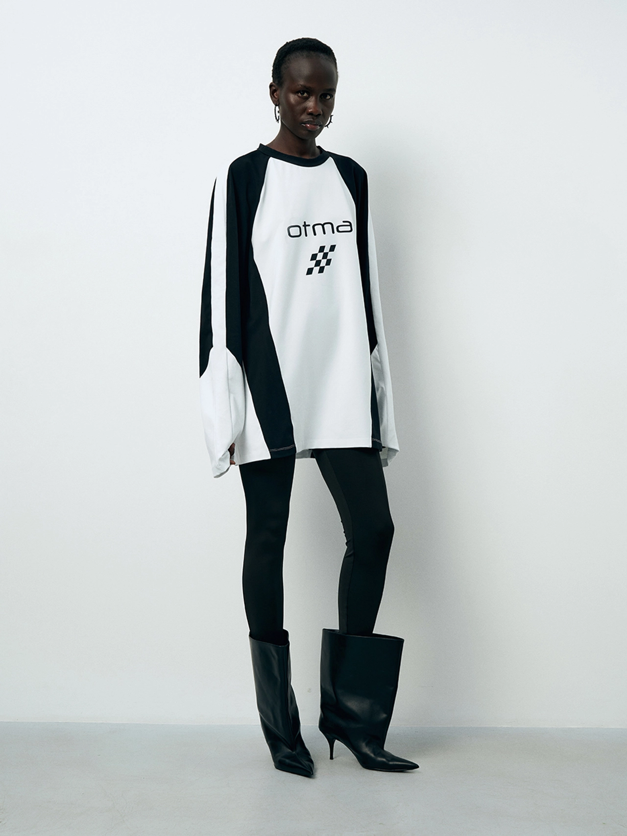 Лонгслив белый "MOTOCROSS"