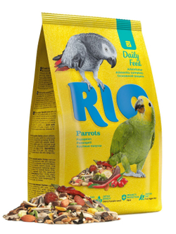 Сухой корм RIO для крупных попугаев, основной рацион, 1 кг