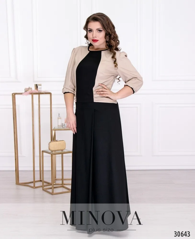 Платье 343-черный Minova