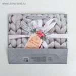 Пакет ламинированный горизонтальный «Уютные моменты», 23 × 27 × 8 см