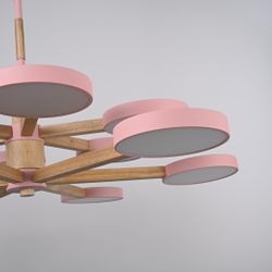 Люстра на штанге TURNA DBL L12 Pink