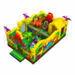 Коммерческий надувной батут «Дино Остров» 7,2×5×3,7 м