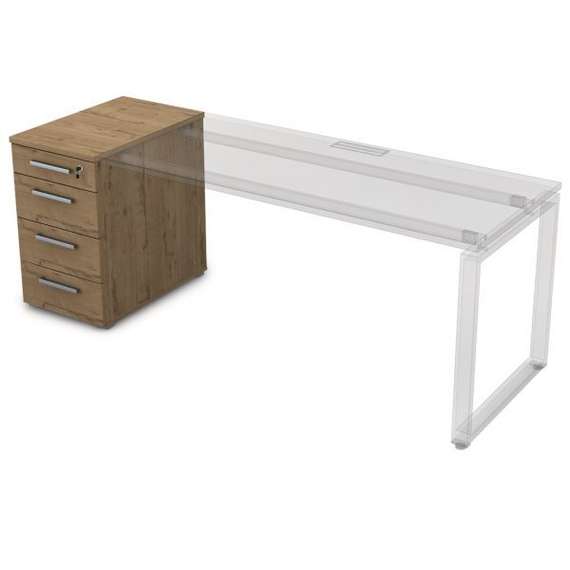 9Т.002 Тумба приставная с ящиками (450*700*750)