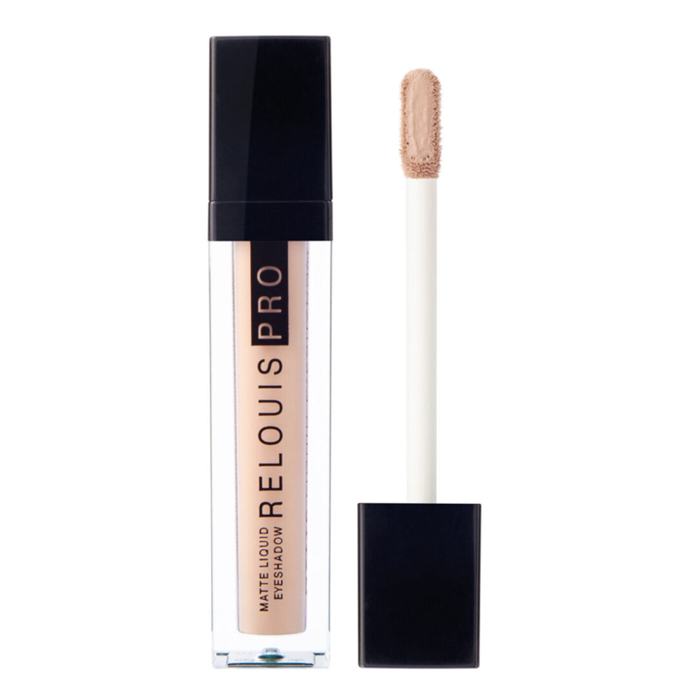 Тени для век жидкие матовые тон 11 Powder Nude «Relouis PRO Matte Liquid» 5 мл