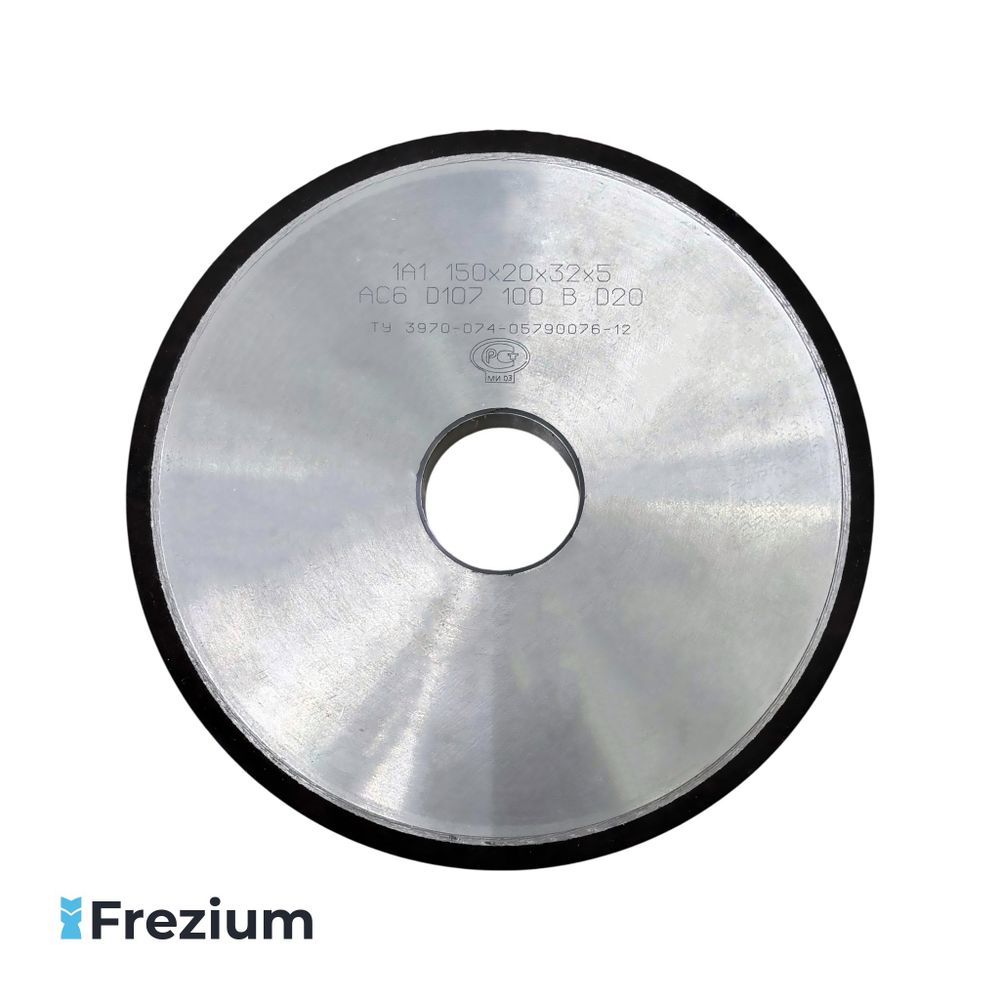Круг алмазный шлифовальный 150x32x20x5 AC6 100/80 1A1 Круг алмазный шлифовальный 150x32x20x5 AC6 100/80 1A1