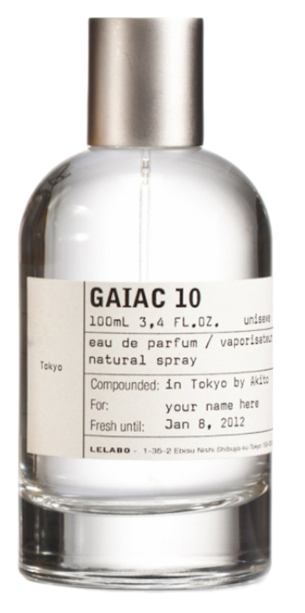 LE LABO Gaiac 10 Tokyo