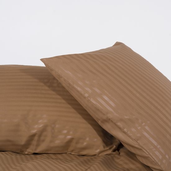 КПБ Brown, Дуэт Макси , 50х70,  подод. 200х220 2шт , простыня 200х200х30 . HOMY