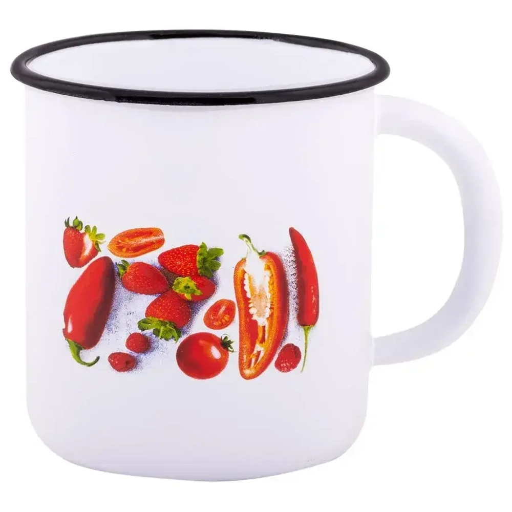 Кружка эмал Паприка 1,0л ТМ Appetite