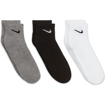 Теннисные носки Nike Everyday Cotton Cushioned Ankle 3P - разноцветный