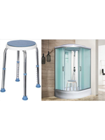 Стул для ванной и душа RIVER Стул для ванной и душа RIVER LUX Арт. ALBA 10000001973 Универсальная Прямоугольная