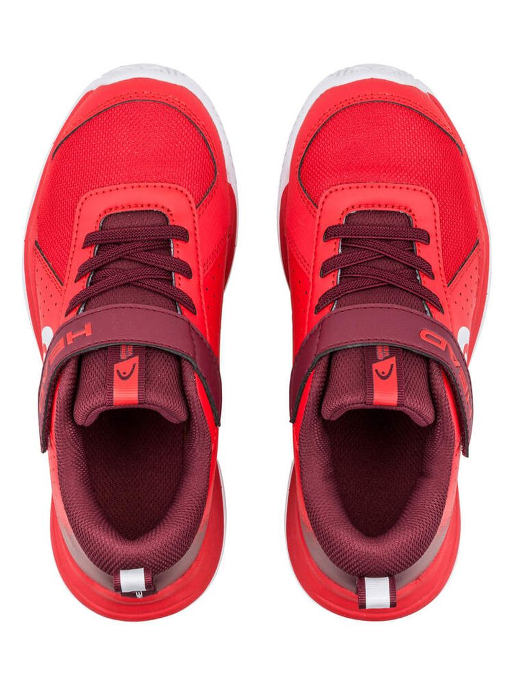 Детские Кроссовки теннисные  Head Sprint Strap 4.0 - red/dark red