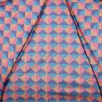 Зонт полуавтомат унисекс «Ultramarine - Ромбомания», микс 6 цветов, 8 спиц, d-100см, длина в слож. виде 68см