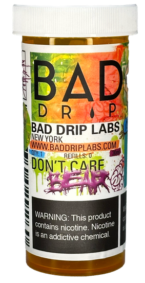Жидкость (М) Bad Drip (30 мл, 3 мг CLASSIC) Don't Care Bear