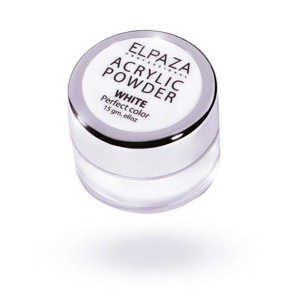 Акриловая пудра Elpaza Acrylic Powder белая 15г.