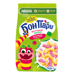 Завтрак готовый БОН ПАРИ Фруттифан. Змейки (Пак) 200г