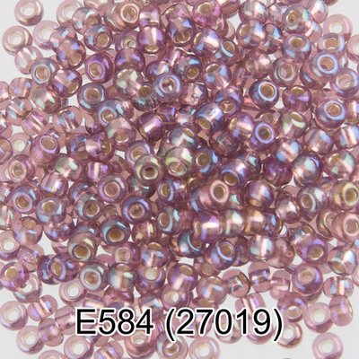 Бисер Чехия "GAMMA" круглый 5 10/0 2.3 мм E584 сиреневый ( 27019 )