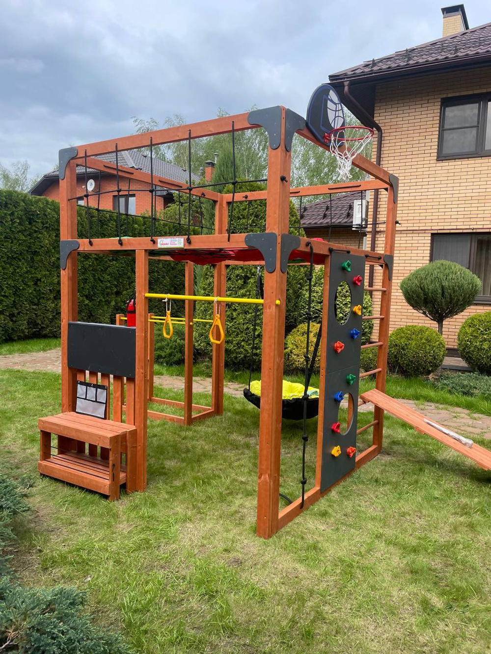 Детская площадка Савушка КУБ-1 (махагон)