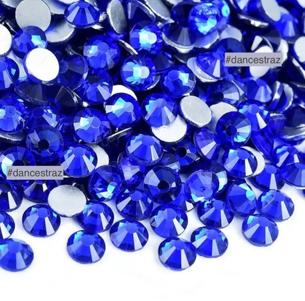 Стразы клеевые, Sapphire, P12, SS34, 288, (F2)