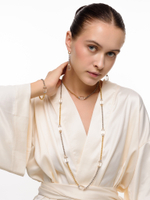 Колье "Glass barrel" Bicolor