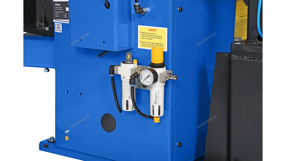 Станок шиномонтажный автомат, инверторный, стол с накладками, 220 В, синий NORDBERG 4643ID (B)