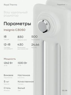 Дизайн-радиатор Royal Thermo Insignia