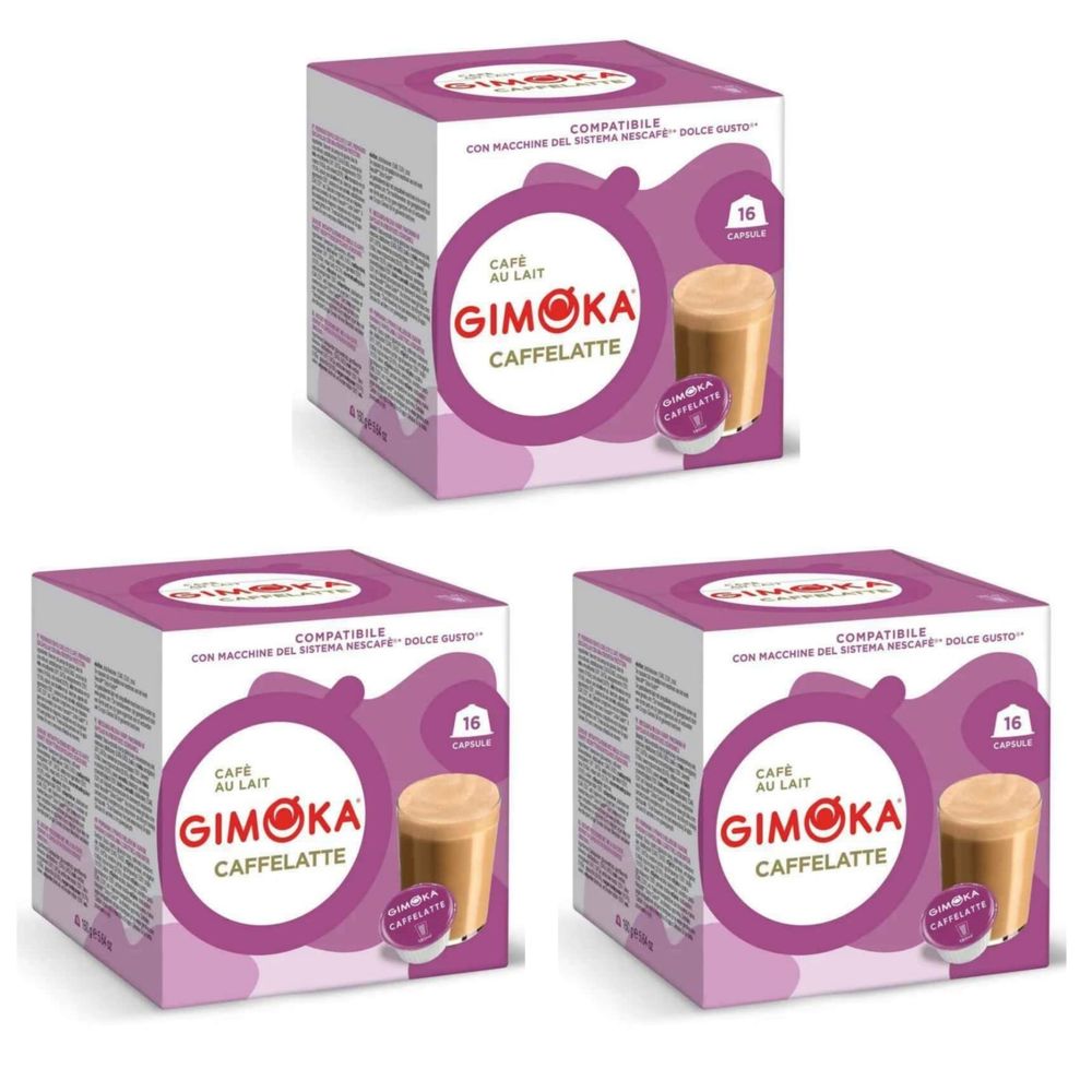 Кофе в капсулах Dolce Gusto Gimoka Caffelatte 16 шт