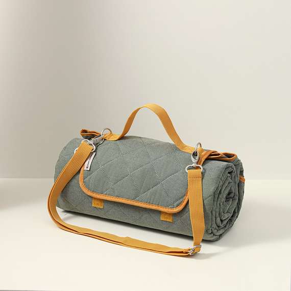 Плед для пикника и отдыха на пляже smart picnic, шалфей