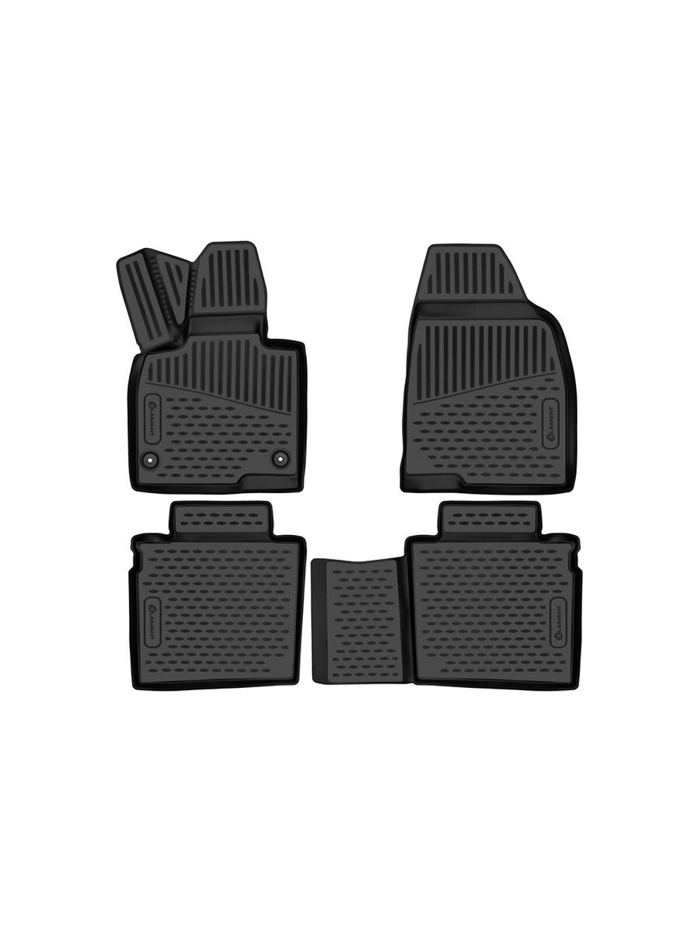 Коврики в салон для FAW Bestune T99 2023 - 4шт. (полиуретан) ELEMENT3DAN0607210K