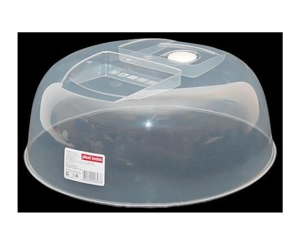 Крышка для СВЧ диаметр 25,8см, высота 11см, с клапаном, Plast team
