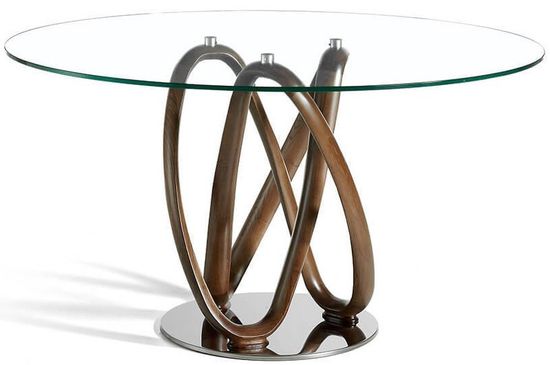 Круглый обеденный стеклянный стол DT801 /1021 Ø120 Испания 