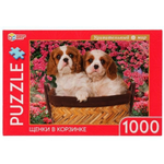 Пазл 1000эл. "Щенки в корзинке" 4680107925565 (Умные игры)
