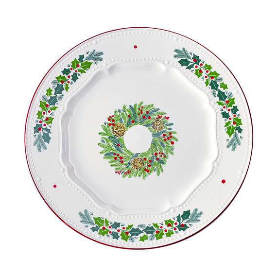 Набор из четырех тарелок nordic winter из коллекции new year essential, D23 см