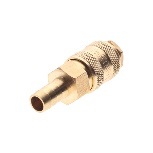 Быстроразъём пневматический Эврика, с клапаном «ёлочка», 10 мм, латунь