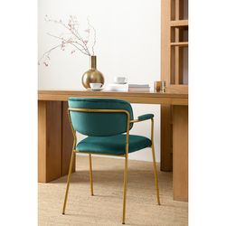 Стул Eirill, велюр, темно-зеленый