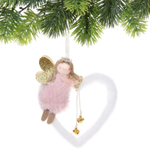 Подвеска «Фея - Волшебные крылья» 16 см, Розовый