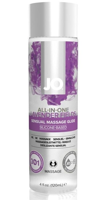 Массажный гель ALL-IN-ONE Massage Oil Lavender с ароматом лаванды - 120 мл.