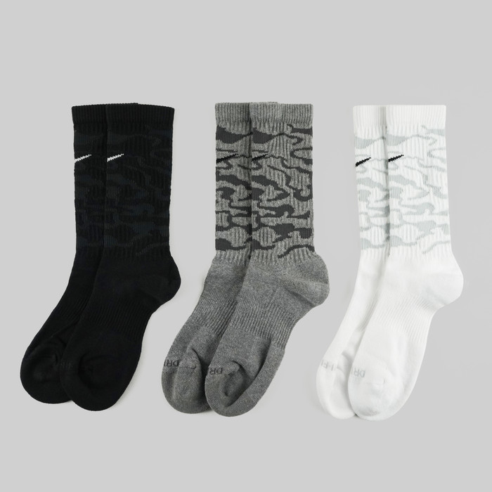 Носки Nike Everyday Plus Cushioned Crew 3PR артикул:CU9423-902 - купить в магазине Дайс