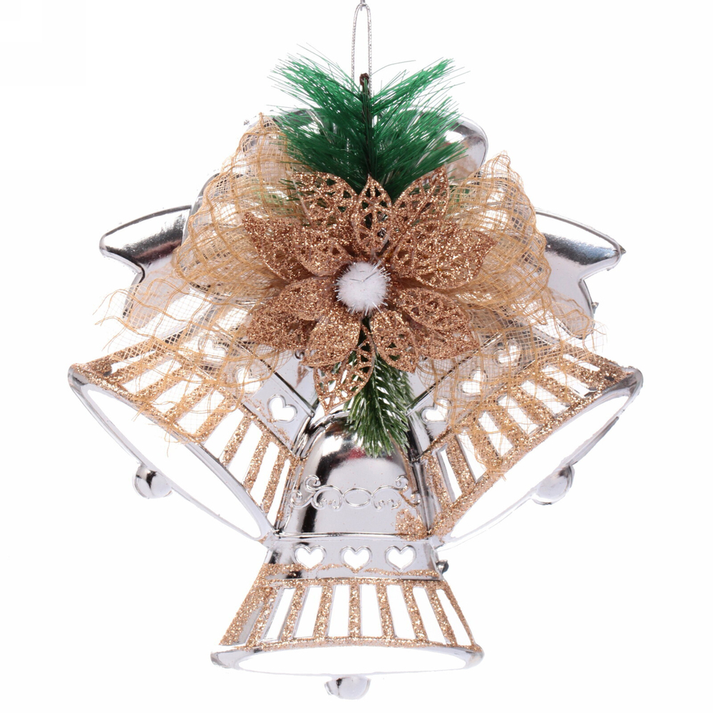 Украшение новогоднее «Зимний перезвон колокольчиков» 17*19 см