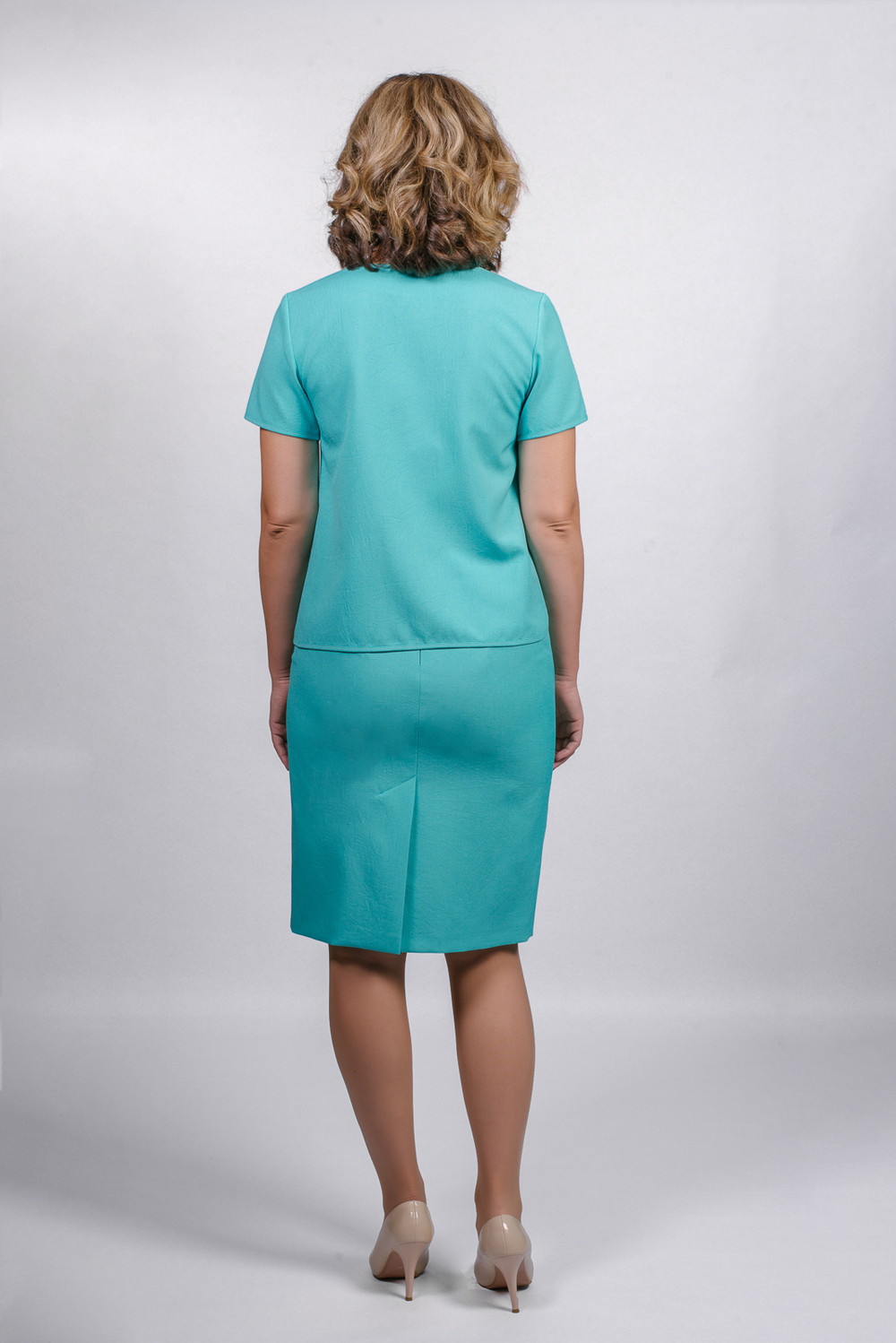 Юбка прямая 1328Ла, Изумрудный #259Иа011328Ла