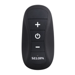 Черная анальная вибропробка с пультом ДУ Black Beauty - 11,3 см.