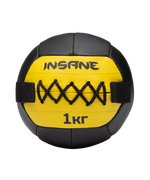 Медбол IN24-WB200, 1 кг, желтый