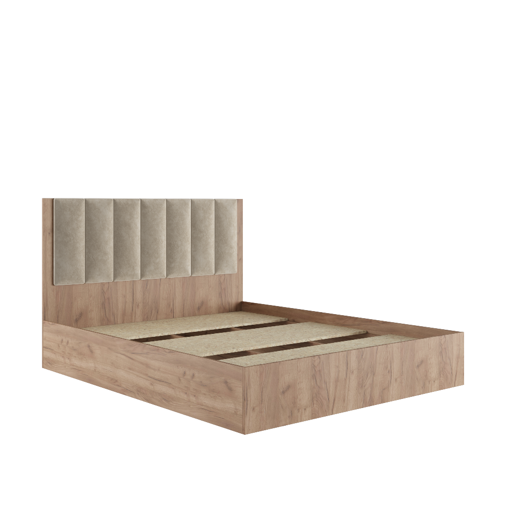 Спальня Ева ЛДСП Крафт табачный / ЛДСП Кашемир