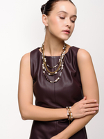 Колье "Hematitte Pearl Marriot" Gold