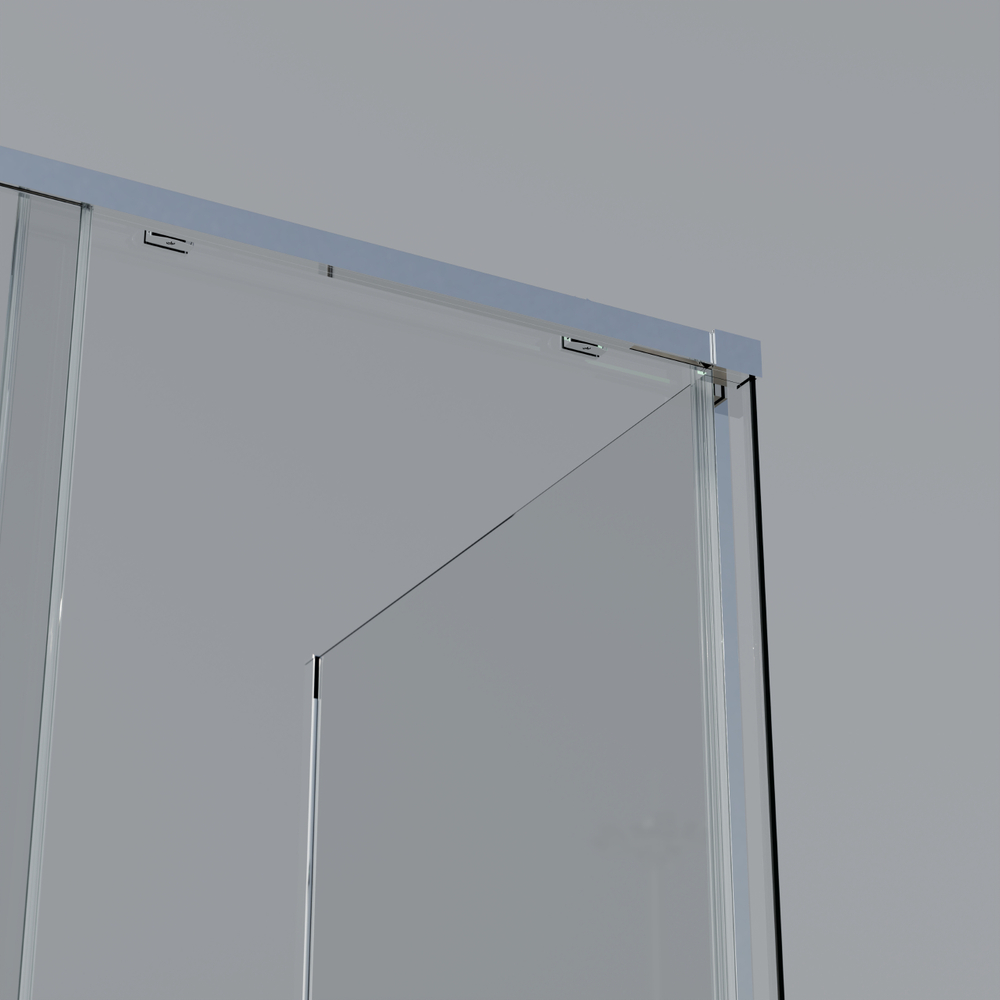Душевой уголок Софт 2 (Soft 2) Vincea VSR-3SO28012CLG, 1200*800, брашированное золото, стекло прозрачное