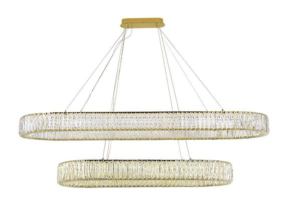 Подвесной светодиодный светильник Newport 8240/90 oval gold М0067858