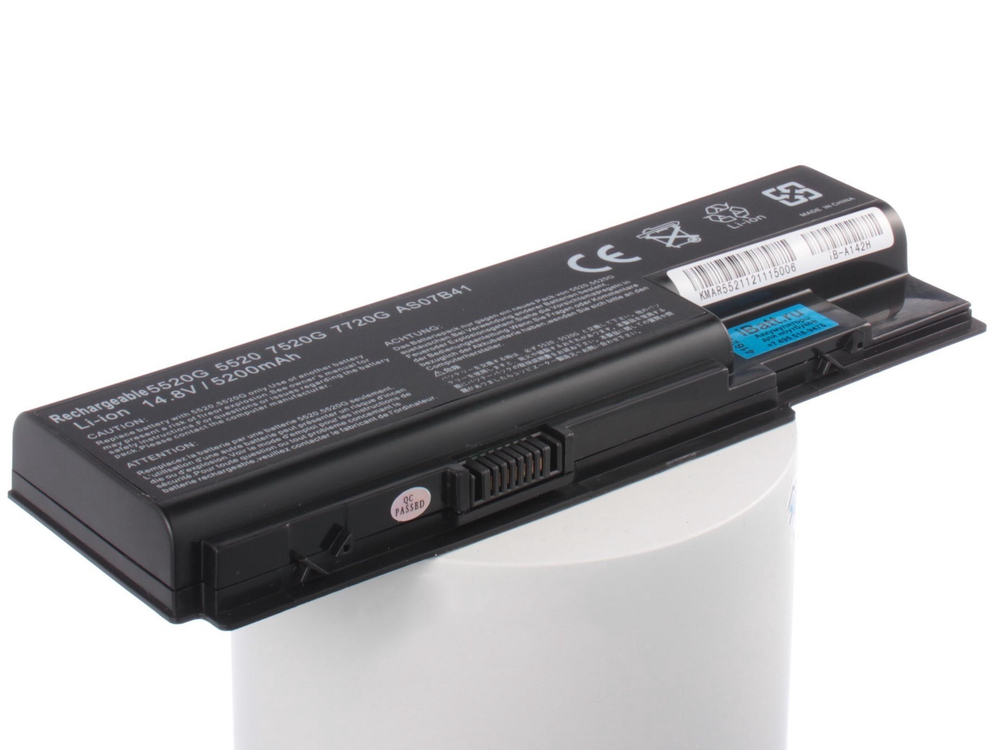 Аккумулятор iBatt 5200mAh, для EasyNote LJ75 LJ65 DT85 Easynote LJ75-JO-101RU LJ71 LJ65-CT-101RU LJ75-JN-101RU