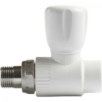 Вентиль ППР для радиатора прямой PP-R 20 х 1/2" НР VALFEX полипропиленовый