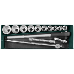 S04H6315SA (S04H6115SA) Набор головок торцевых 3/4"DR, 22-50 мм, 15 предметов
