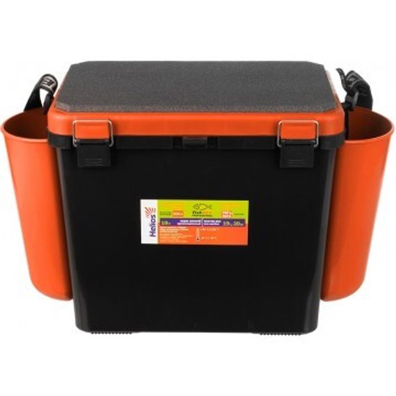 Ящик зимний Helios &quot;FishBox&quot; односекционный (19л) оранжевый