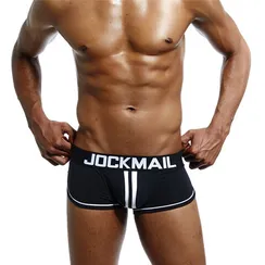 Мужские трусы джоки черные JOCKMAIL JM4042-2